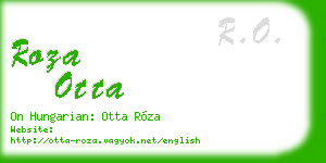 roza otta business card